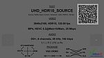 UHD HDR-PQ Source TextBox